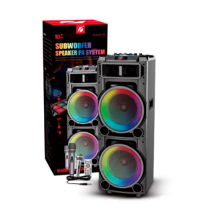 BLUETOOTH | USB | TF | FM RADIO | TWS | KARAOKE | RGB FLASH LIGHT