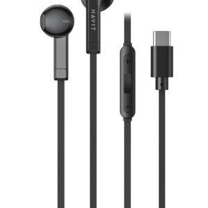 Auriculares con cable Tipo C Havit E336C Sport Stereo Metal Bass con micrófono para música