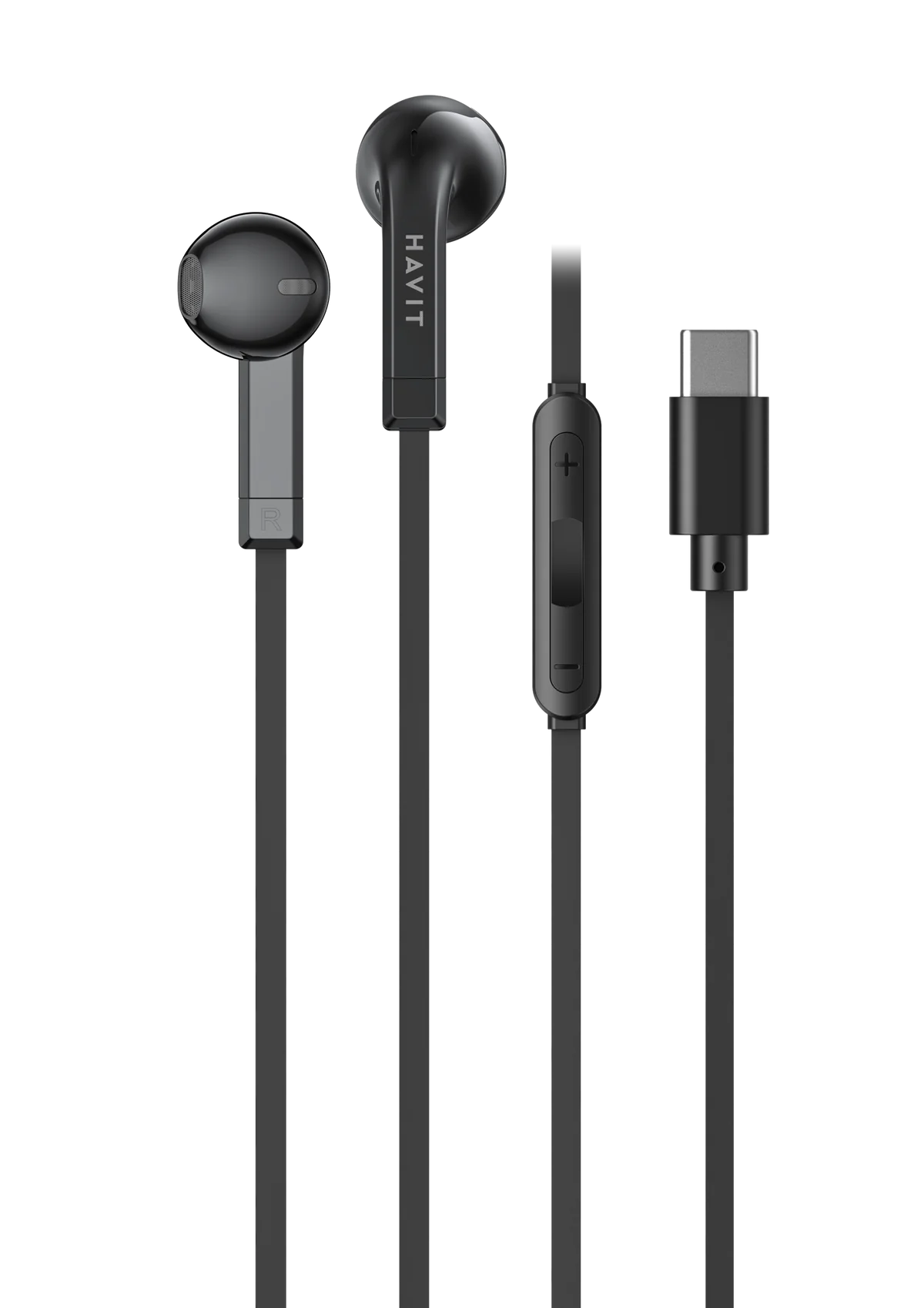 Auriculares con cable Tipo C Havit E336C Sport Stereo Metal Bass con micrófono para música