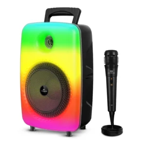 MAXTRON | INTENSE 8 EV1008 SISTEMA DE AUDIO PORTATIL TW LED BT MIC FM mSD/USB
