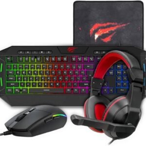 HAVIT | TECLADO + MOUSE + MOUSEPAD + AUDIFONO GAMER | KB501CM