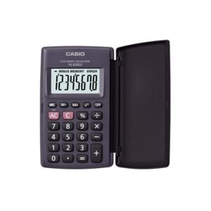 CASIO | CALCULADORA PORTATIL DE 8 DIGITOS | NEGRO