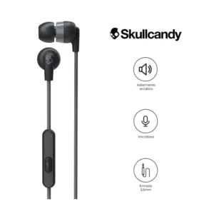 SKULLCANDY | AUDIFONO CABLE PLANO CON MICROFONO DE CHUPON