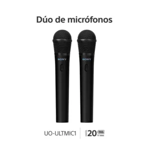 SONY | MICROFONO DUO DE GRAN CALIDAD, 20 HORAS DE DURACION